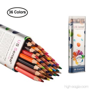 US Sense Colored Pencils Watercolor Coloring Pencils 36 Art Supplies Premium Drawing Pencils for Adult Coloring Books with Vibrant Colors - B075RZG68W