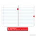 Composition Book Notebook - Hardcover Wide Ruled (11/32-inch) 100 Sheet One Subject 9.75 x 7.5 Assorted Covers: Red Blue Green Purple-4 Pack - B07F21LRMQ