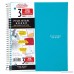 Five Star Spiral Notebook 3 Subject Wide Ruled Paper 150 Sheets 10-1/2 x 8 Sheet Size Color Will Vary (05244) - B0091G6SS2
