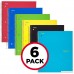 Five Star Spiral Notebooks 1 Subject Graph Ruled Paper 100 Sheets 11 x 8-1/2 Assorted Colors 6 Pack (73549) - B071NTLWX7