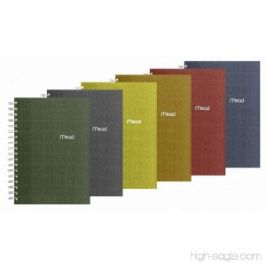 Mead Spiral Notebook 1 Subject College Ruled Paper 120 Sheets 9-1/2 x 6 Recycled Assorted Colors (06674) - B002G1YN2W