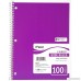 Mead Spiral Notebook 1 Subject Wide Ruled 100 Sheets 8 x 10 1/2 Assorted Colors Pack Of 12 - B01IIIK4TC