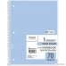 Mead Spiral Notebook Wide Ruled 1 Subject Assorted Pastel Colors 24 Pack - B075NLSJH6