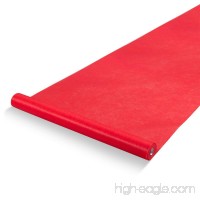 Red Carpet Runner - Essential Indoor or Outdoor Wedding Decoration - Great Aisle Runner for Parties  Red  3 x 100 Feet - B07444HZTH