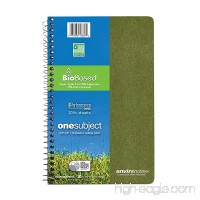 Roaring Spring Environotes Notebook One Subject 9.5 x 6 70 sheets College Ruled BioBase Paper Assorted Earthtone Covers - B00A6ZE6PE