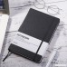 Bullet Journal/Notebook with Pen Loop - Elegant Black Leather Notebook with Premium Thick Paper 120gsm (A5) - Lemome Best Gift for You - B077P4GLMH