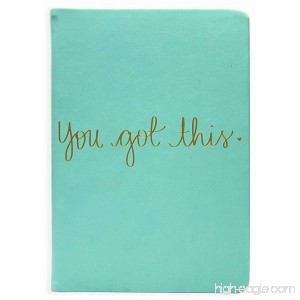 Eccolo Dayna Lee Collection Mint You Got This 8x6 Flexi-cover Journal / Notebook Acid-free Lined Sheets - B06XTV2MCN
