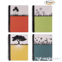 Hardcover Spiral Notebook  Dream Tree Journal to Write in  Blank Diary  Composition Notebook College ruled 80 Sheets  5.5 x 8.3inch  4 Pack - B07D7WMPZS