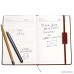 Kesoto A5 Classic Ruled Leather Hardcover Writing Notebook Journal Diary with Elastic Closure and Expandable Paper Pocket (200 Pages) - B0769QXD1K