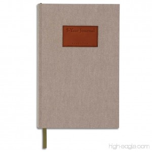 Levenger 5-Year Journal - Ruled (Diary Notebook)/366 pages Micro-Perforated 100gsm pages - B00KFLVJE0