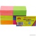 4A Sticky Notes 1 1/2 x 2 Inches The Adhesive On Shorter Side Neon Assorted Self-Stick Notes 100 Sheets/Pad 12 Pads/Pack 4A 301x12-N - B01LVTWP7Q