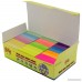 4A Sticky Notes 1 1/2 x 2 Inches The Adhesive On Shorter Side Neon Assorted Self-Stick Notes 100 Sheets/Pad 24 Pads/Box 4A 301x24 - B01LVXOCU2