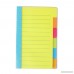 Eagle Divider Sticky Notes 60 Ruled Notes 4 x 6 Inches Assorted Neon Colors (1-Pack) - B01M4J3XU2