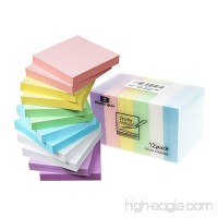 Early Buy 6 Candy Color Sticky Notes Self-Stick Notes 3 in x 3 in  100 Sheets/Pad  12 Pads/Pack in Box - B07DCMLM12