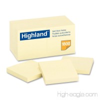 Highland Notes  3 x 3-Inches  Yellow  18-Pads/Pack - B00006JN7V
