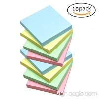 HONESTY 4 Candy Colors Self-Stick Notes Sticky Notes 10 Pads/Pack 100 Sheets/Pad 3 inch X 3 inch Easy Post - B0748B7C9S