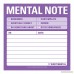 Knock Knock Mental Note Sticky Notes (12435) - 1601063466