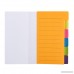 Pack of 6 Index Tabs - Divider Sticker Notes 360 Ruled Notes Bookmark Stickers- Color Coded for Students Office Use Home Use 3 x 5 inches - B078LTSXGJ