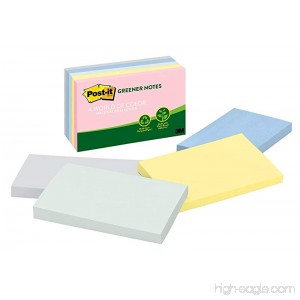 Post-it Greener Notes 3 in x 5 in Helsinki Collection 5 Pads/Pack (655-RP-A) - B00006JNL2