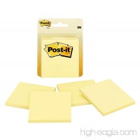 Post-it Notes  3 x 3-Inches  Canary Yellow  4-Pads/Pack - B000078UWA