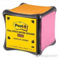 Post-it Super Sticky Full Stick Notes Holder  3 in x 3 in  6 Pads/Holder  Holder with 6 colors  (F330-CUBEDISP) - B07DGQ9NZF