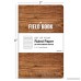 Field Notebook - 5x8 - Wood Pattern - Lined Memo Book - Pack of 4 - B078HR8QJV