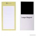 HOLDM Strong Refrigerator Magnetic Memo Notepads for To Do List with Bonus Leather Pen Holder and Fridge Magnet (2 pads+1 pen holder +1 magnet) - B06XT1NS7S