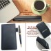 Mini 3x5 Pocket Notepad Holder Set Leather Memo Pad Book Cover Small 3.5 Flip Jotter Notebook Note Case to Jot Notes to Do List for Police Men Women Business Travelers Professionals - B07C13C2MR
