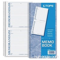 TOPS Memorandum Forms Book  2-Part  Carbonless  2 Memos per Page  100 Sets per Book (4150) - B001E65LUI