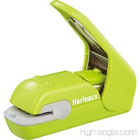 Kokuyo Harinacs Press Staple-free Stapler; With this Item  You Can Staple Pieces of Paper Without Making Any Holes on Paper. [Pink]［Japan Import］ (Green) - B00O9N1BEI