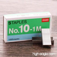 Chige No.10-1M Flat Clinch Small Staples for Office Stapler - 5 Boxes (5000 Staples) - B07583L4ND