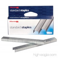 Officemate Full Strip Standard Staples 20 Sheet Capacity  2500 In Box with Peggable Hanger (91916) - B078XXGLNW