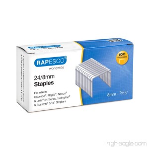 Rapesco Staples 24/8 mm [Box of 5 000] - B000NLXHT2