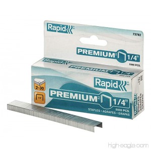 Rapid Premium 1/4 Staples - 5 000/box - B003EIRQSY