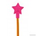 Mustard Pencil Toppers Rubber Erasers - Assorted Colors Magic Wand - B00GCA718Q