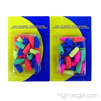 Neon Variety Color Cap Erasers - Arrowhead Style  50-Count. - B01M64L0L2