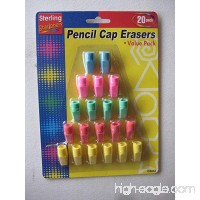 Pencil Cap Erasers - B01DWNNE8G