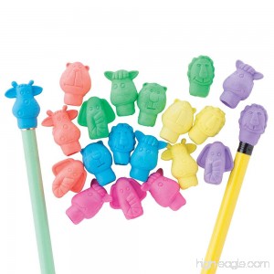 Zoo Animal Pencil Top Erasers - 144 per pack - B00AVAC1RE