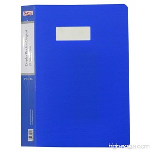 10 Pockets Blue File Display Book Sheet Protector Document A4 Paper Folder Pack of 1 - B06XWH4SFS