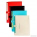 E SELECT Pocket Folder Expanding File Document Accordion Folder Organizer Assorted Colors Pack of 4 (multicolor) - B0752KLL13