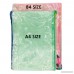File Folders With Zipper A4 Paper B4 Paper 5Pcs Mesh Document Bag Business Receipt Organizer (B4(14.9x11)) - B077LNNCY7