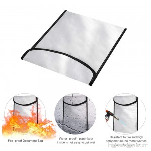 Fireproof Safe Document Enord Fire Safe Heat Fire Water Resistant Bag For Bank Cards/Jewelry/Cash/Money Home Fireproof Safe Storage Pouch Lipo Battery Safe Protection Box - B07CYMQR3G