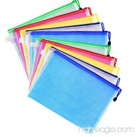 Funny live 10 Pcs Thickened Waterproof Zipper File Bags Storage Document Pouch Filing Folder - B07DFCVSLY