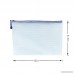 Plastic Mesh Zip Document Waterproof Zipper File Bags Storage Pouch with A4 Size Paper 6 PCS - B078MJCHFZ