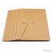 Zhi Jin 5Pcs Thick Kraft Paper A5 File Folder Organizer Expanding Document Holder Bag with String Tie Closure Office Supplies Horizontal - B073SRJ8XS