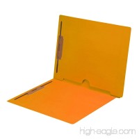 11 pt Goldenrod Folders  Full Cut End Tab  Letter Size  Full Back Pocket  Fasteners Pos #1 & #3 (Box of 50) - B00VMLPE8Y