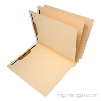 14 Pt. Manila Classification Folders  Full Cut End Tab  Letter Size  2 Divider (Box of 15) - B00LG6LU9M