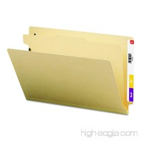 Smead End Tab Classification File Folder  1 Divider  2" Expansion  Legal Size  Manila  10 per Box (29825) - B001L1RF4G