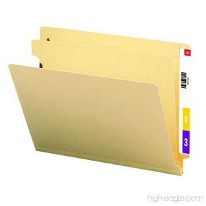 Smead End Tab Classification File Folder 1 Divider 2 Expansion Letter Size Manila 10 per Box (26825) - B002XJQJ9M