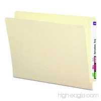 Smead End Tab File Folder with Antimicrobial Product Protection  Shelf-Master Reinforced Straight-Cut Tab  Letter Size  Manila  100 per Box (24113) - B00016ZLH0